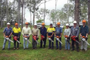 Chainsaw training group Far North Queensland